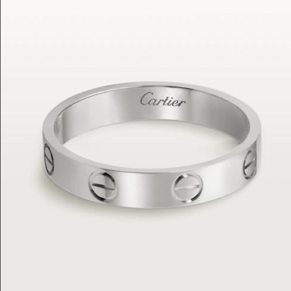 Cartier White Gold Wedding Ring, Worth $2400